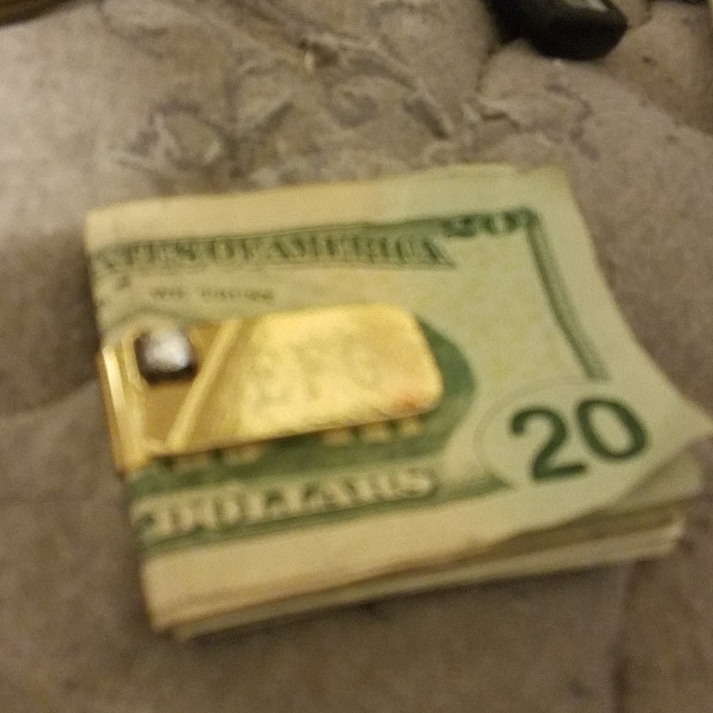 ⚜ SALE!!! Mc Lind 14K GEP gemstone money clip